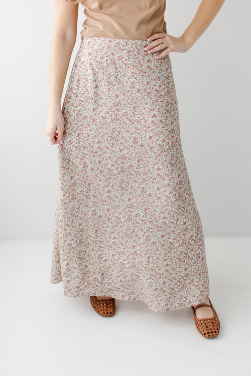'Roslyn' Ditsy Floral Maxi Skirt
