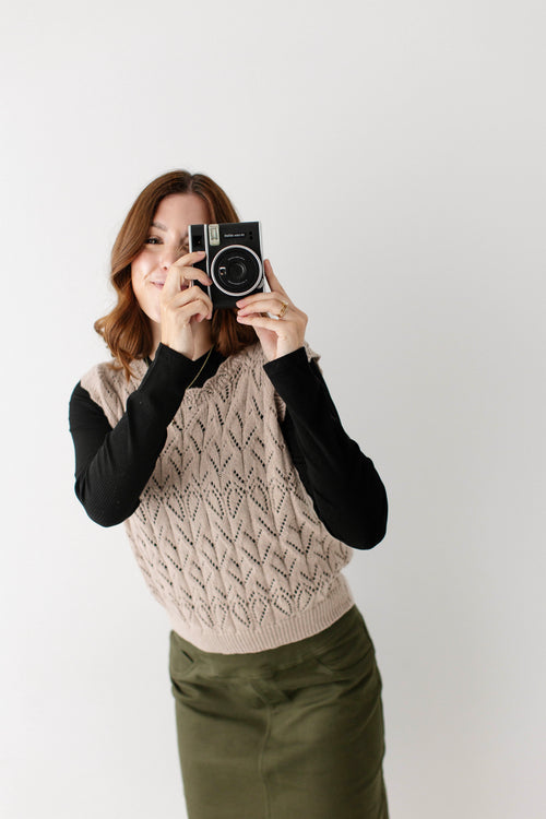 Blythe Open Knit Vest
