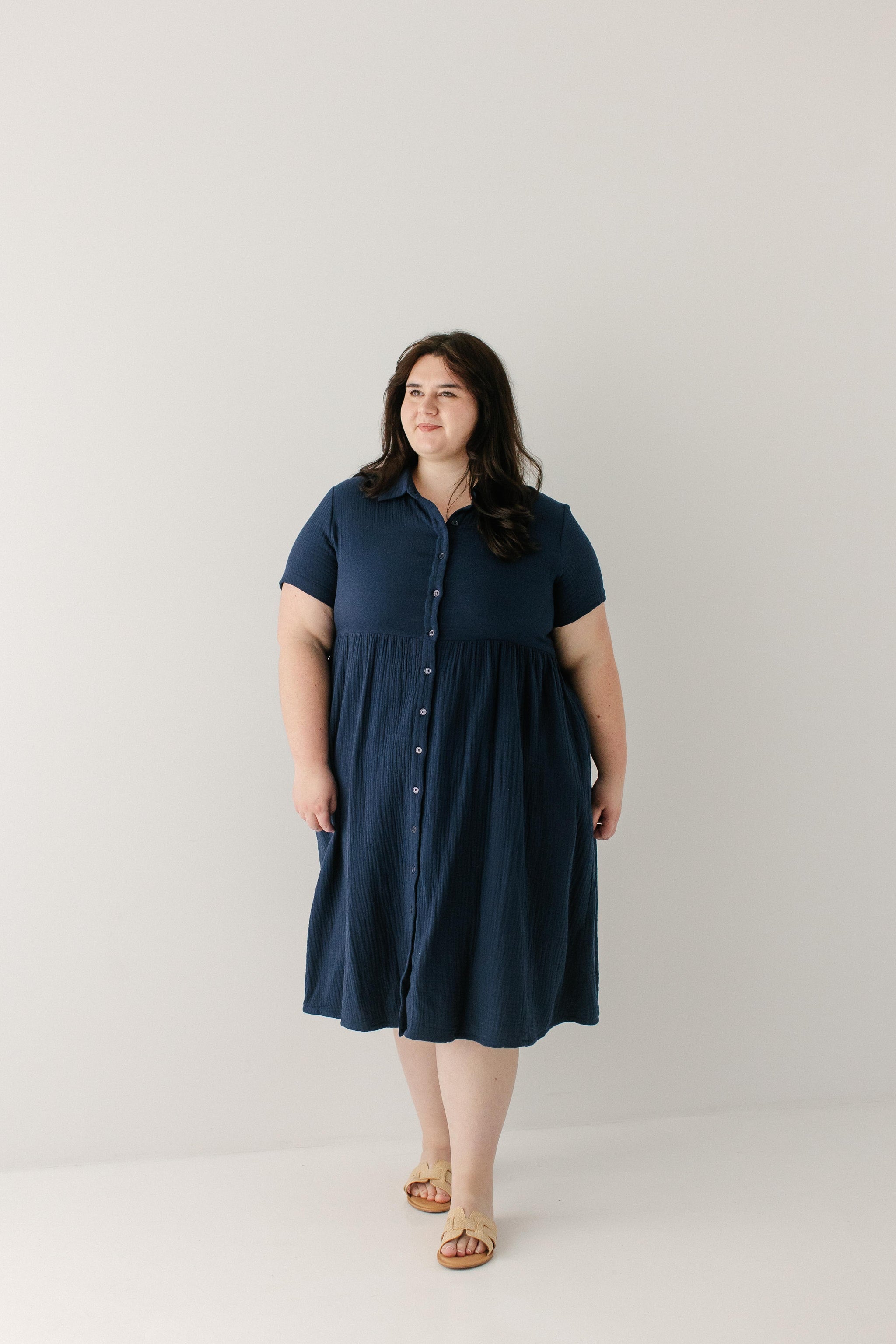 Lisa Cotton Gauze Shirtdress – The Main Street Exchange