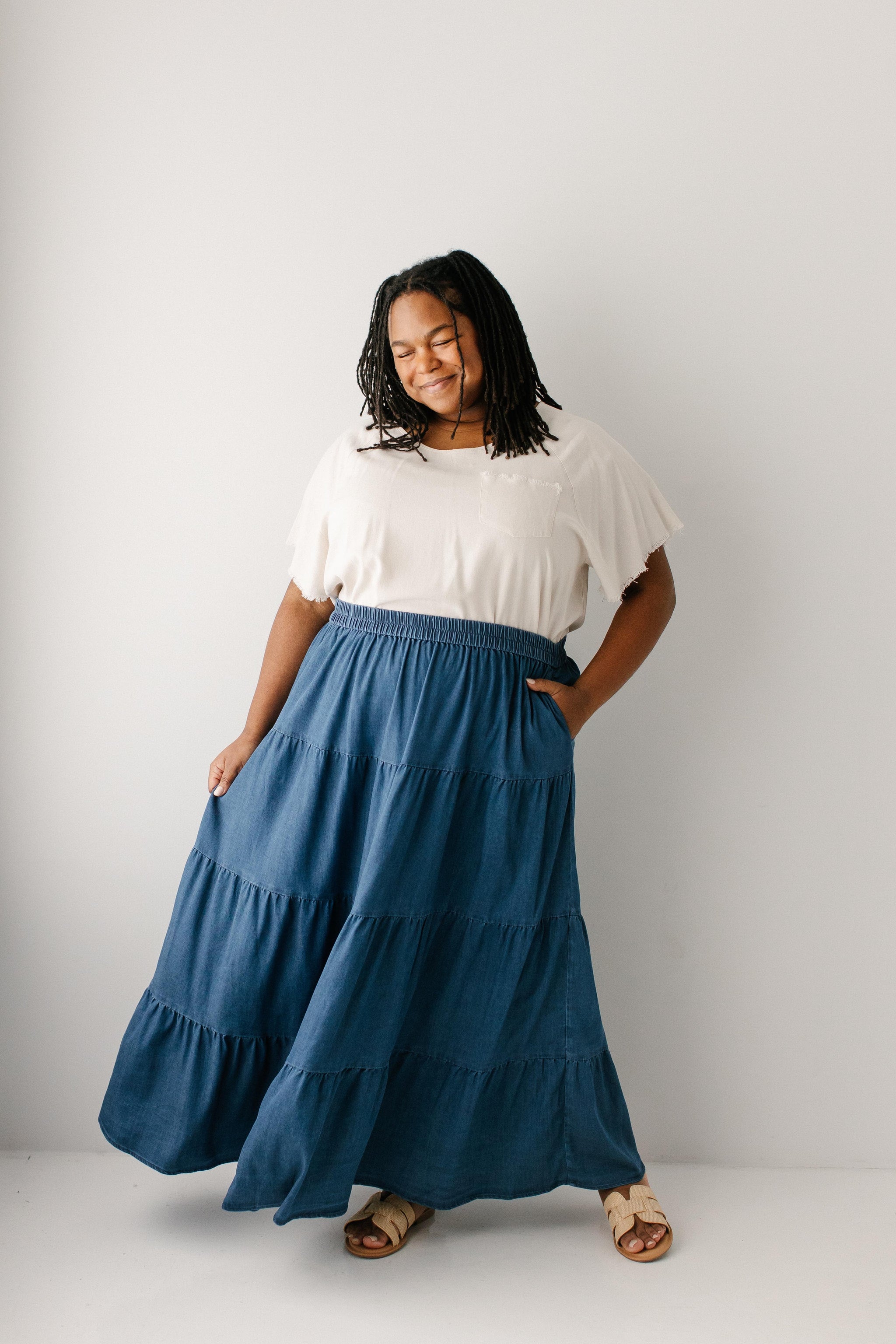 Addison Tiered Maxi Skirt – The Main Street Exchange