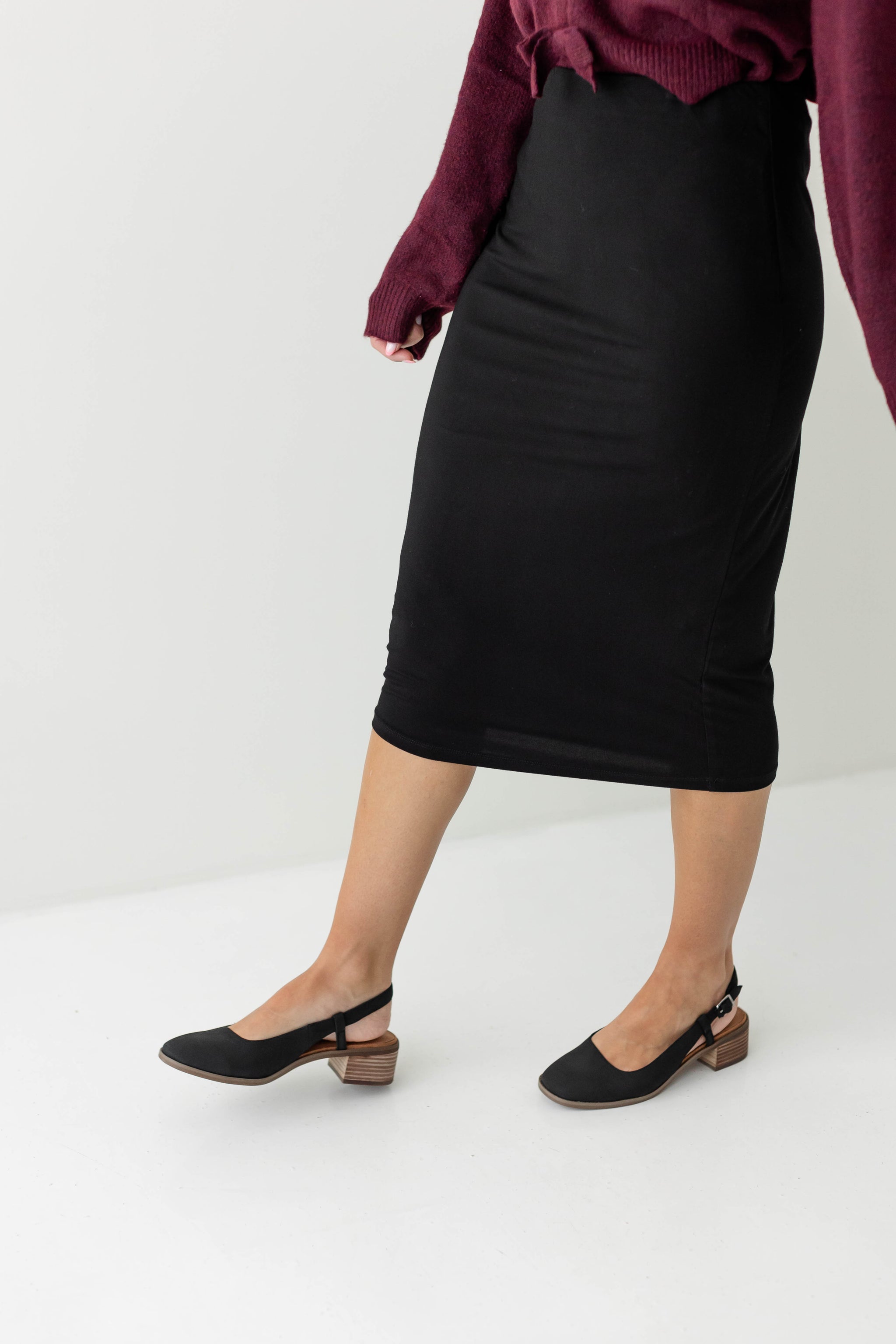 Sasha Knit Midi Skirt – The Main Street Exchange