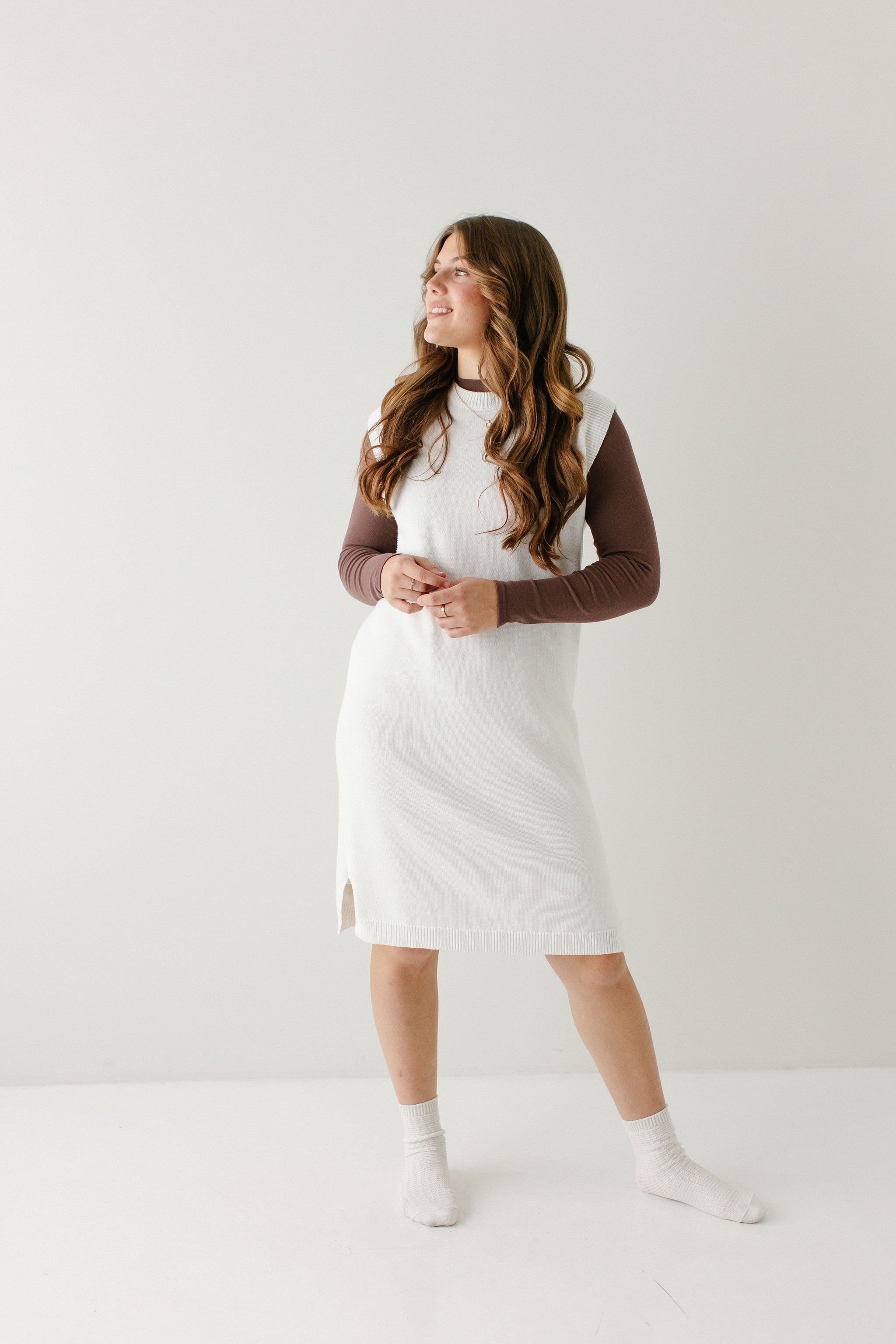 Ashton' Cotton Sweater Dress FINAL SALE – The Main Street Exchange