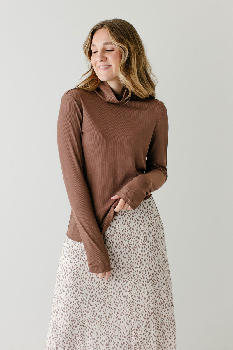 'Zuri' Ribbed Turtleneck