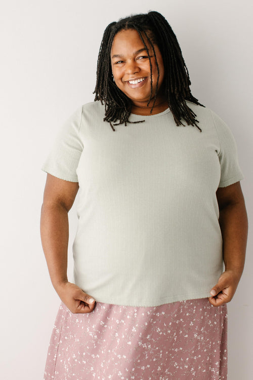 Mia Pointelle Knit Top