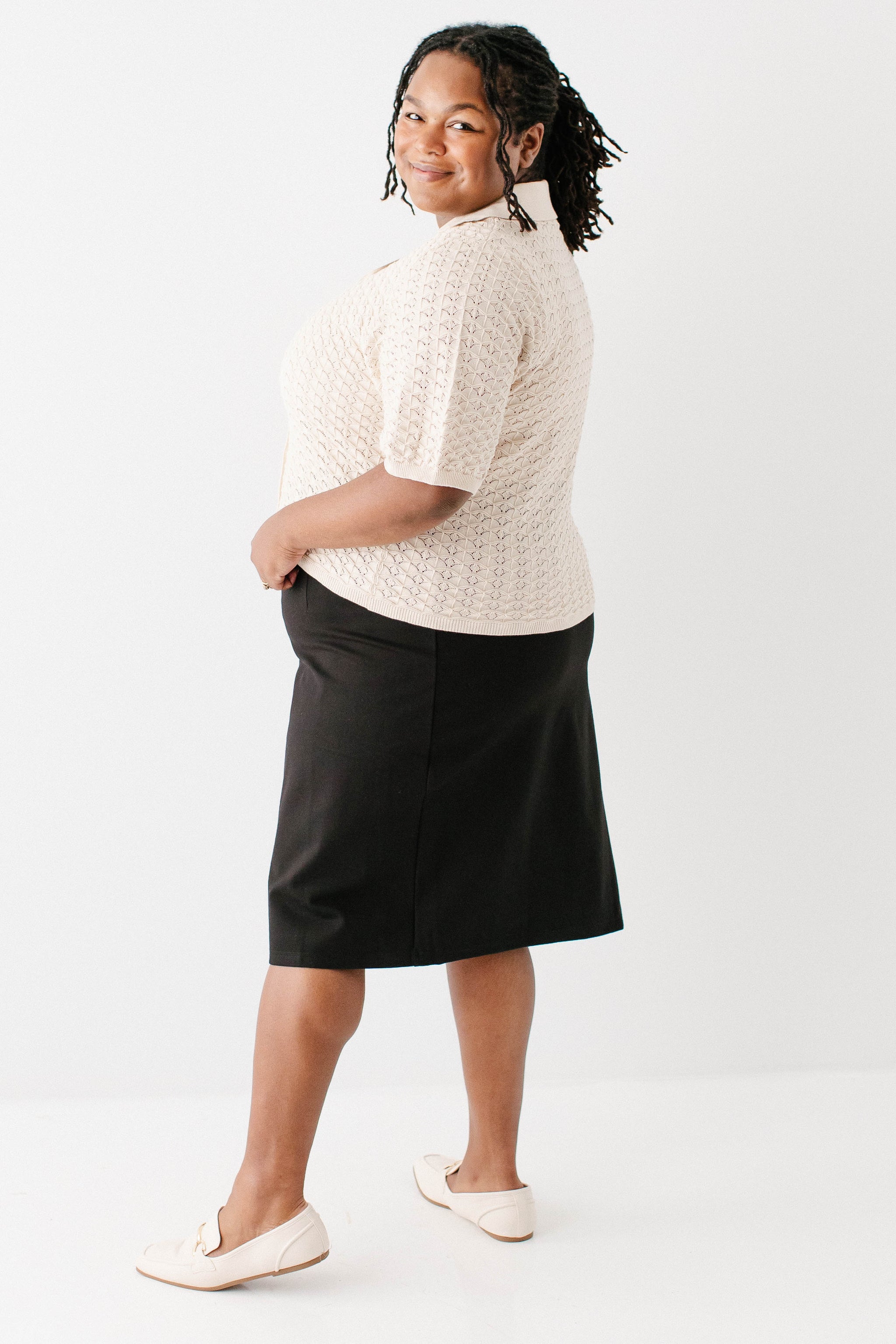 Brittany Crochet Short Sleeve Sweater Top – The Main Street Exchange