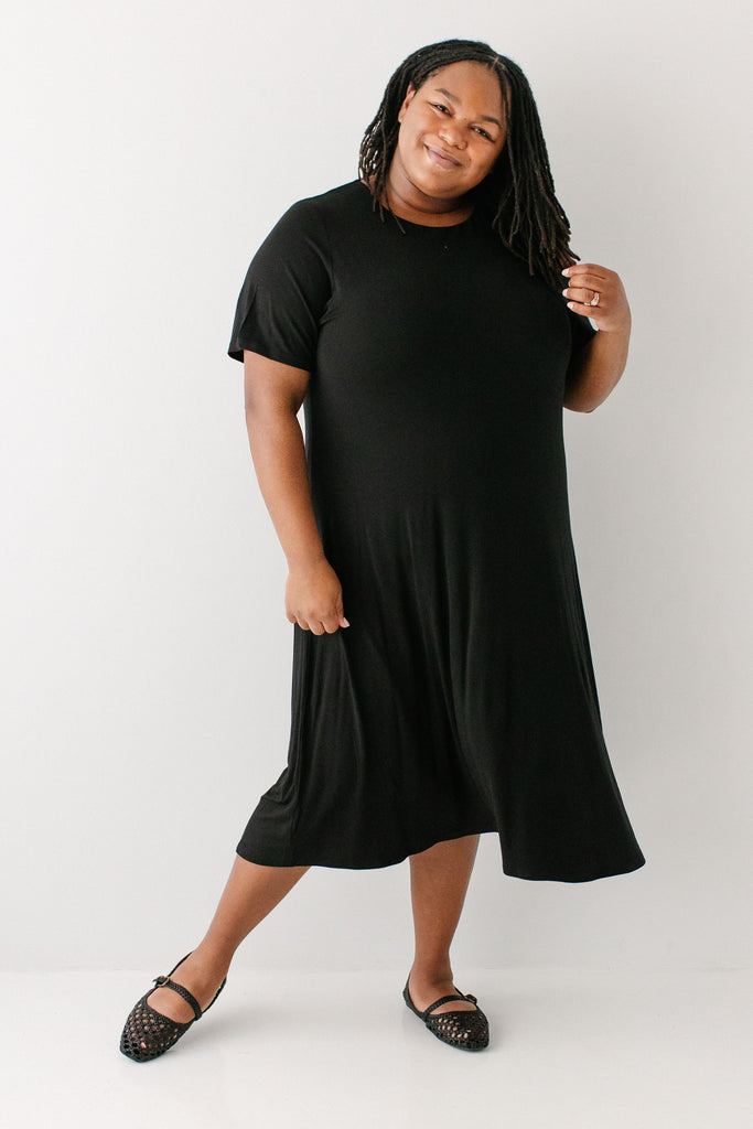 Allison Swing Dress FINAL SALE Black / 2X