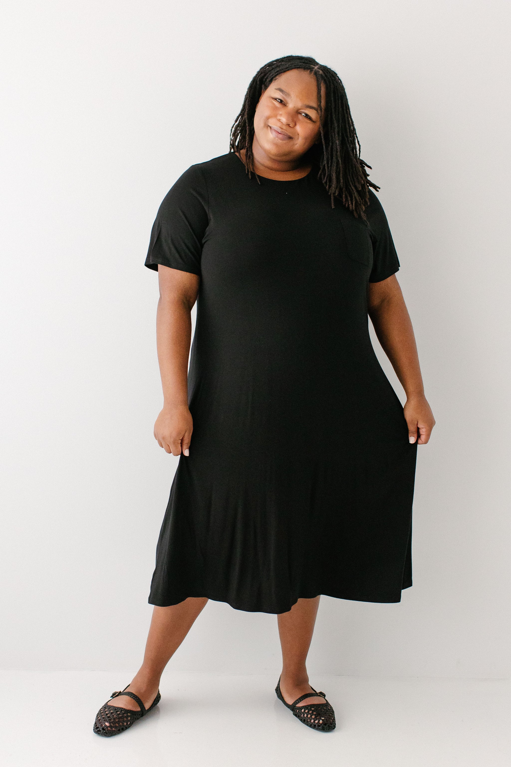 Allison Swing Dress FINAL SALE Black / 2X