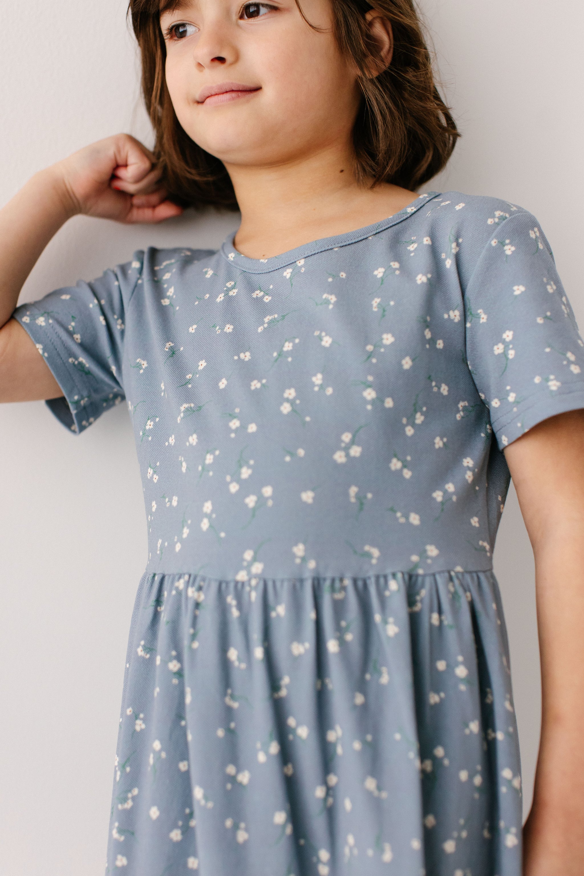 Abigail Girl Ditsy Floral Maxi Dress FINAL SALE – The Main Street