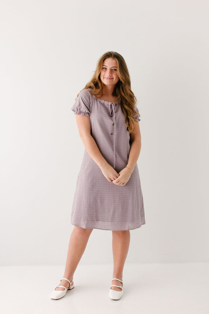 Jenna Lace Trim Peasant Dress Natural / 2X Jenna Lace Trim Peasant Dress Natural / 2X