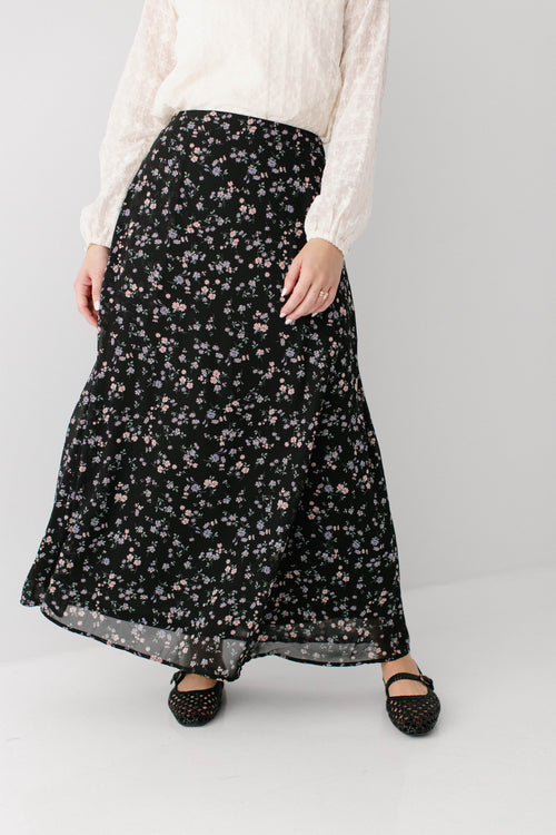 'Melissa' Floral Maxi Skirt