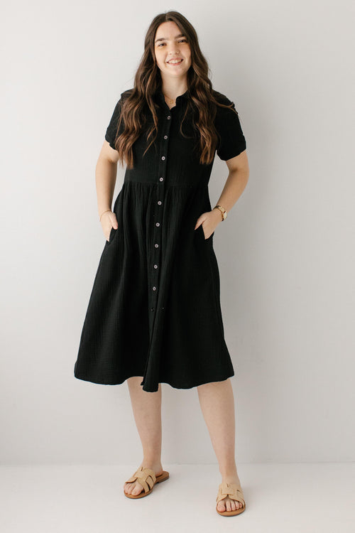 Lisa Cotton Gauze Shirtdress FINAL SALE