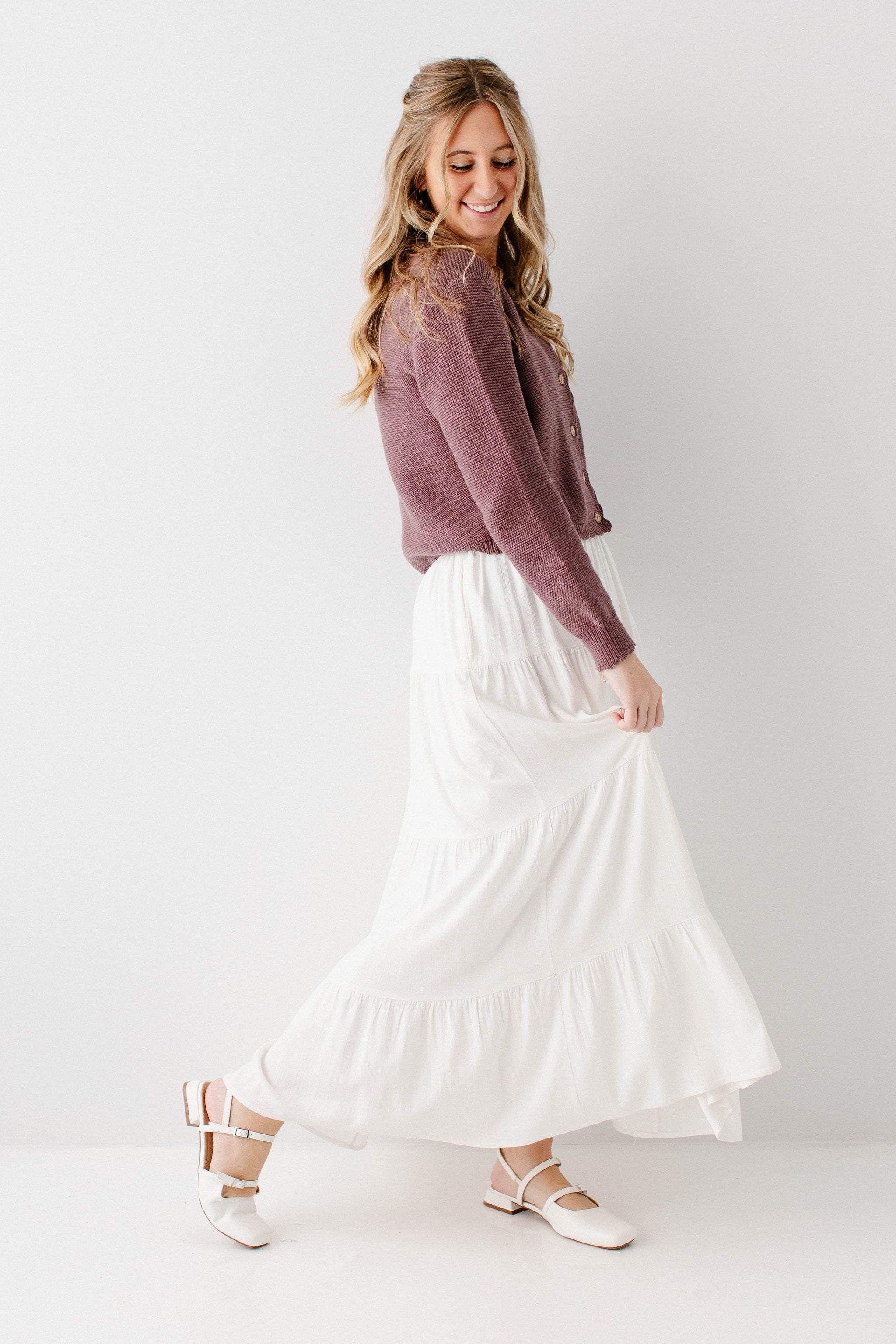Addison Tiered Maxi Skirt – The Main Street Exchange