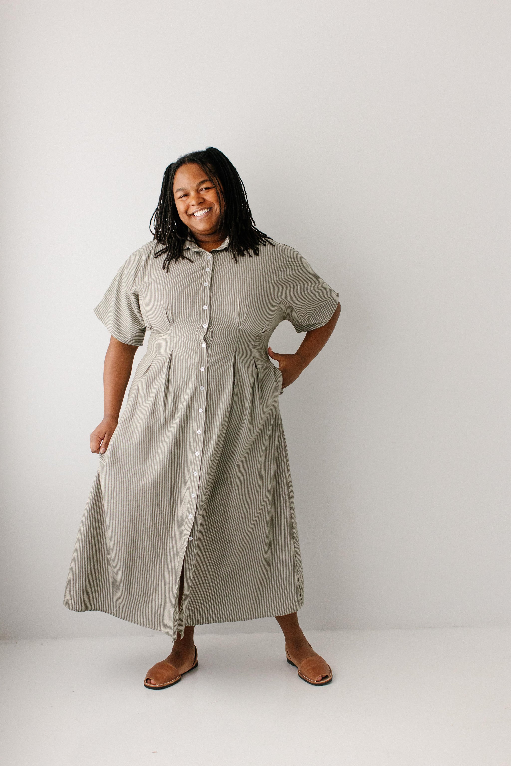 bold stripe pleated maxi dress Molly Reversible Dress 49,99, A statement maxi dress with bold pink stripe detail and a flattering halter neckline. Designed in a loose, flowing silhouette with a soft ruffle hem for effortless