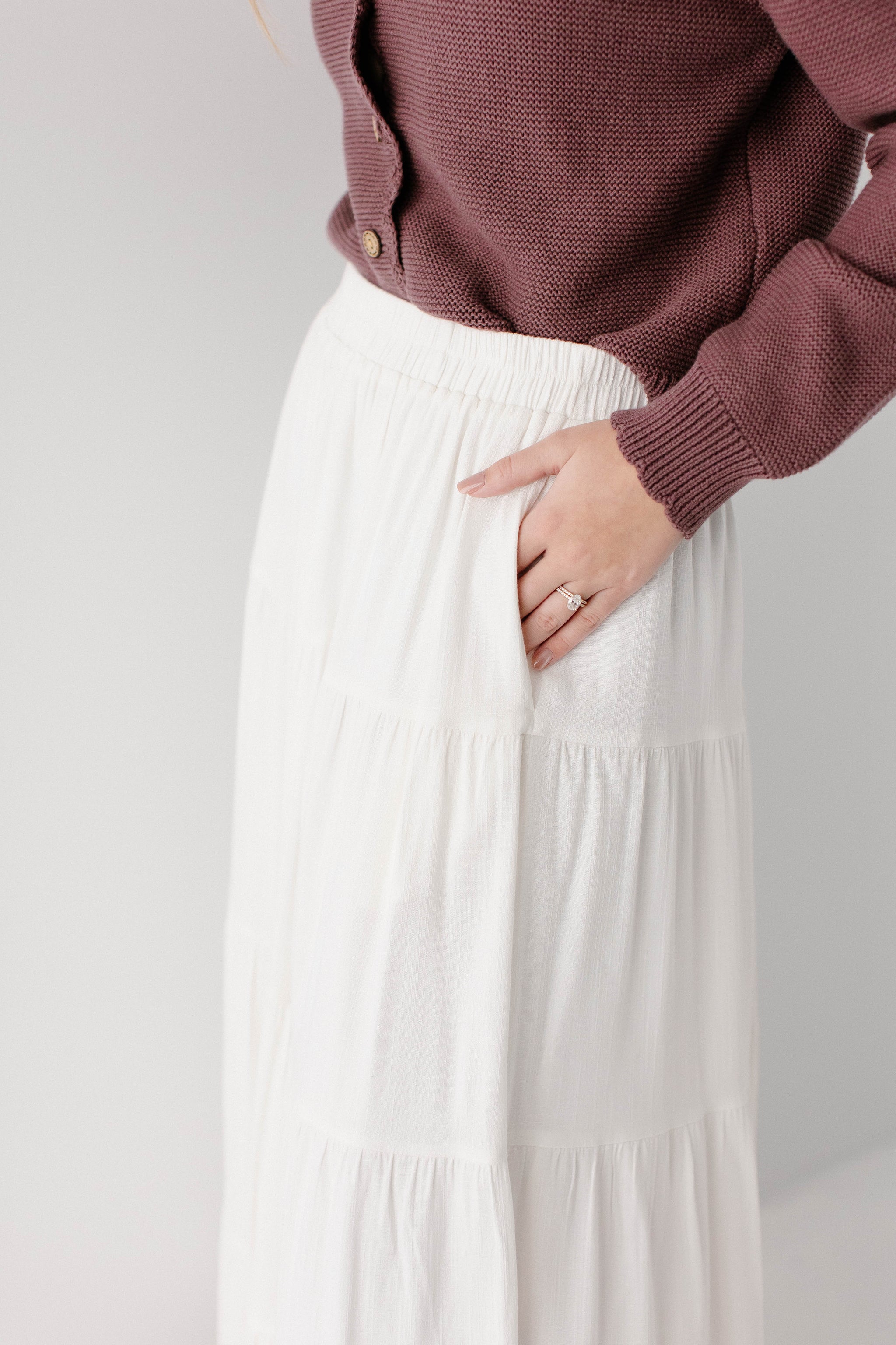 Addison Tiered Maxi Skirt – The Main Street Exchange
