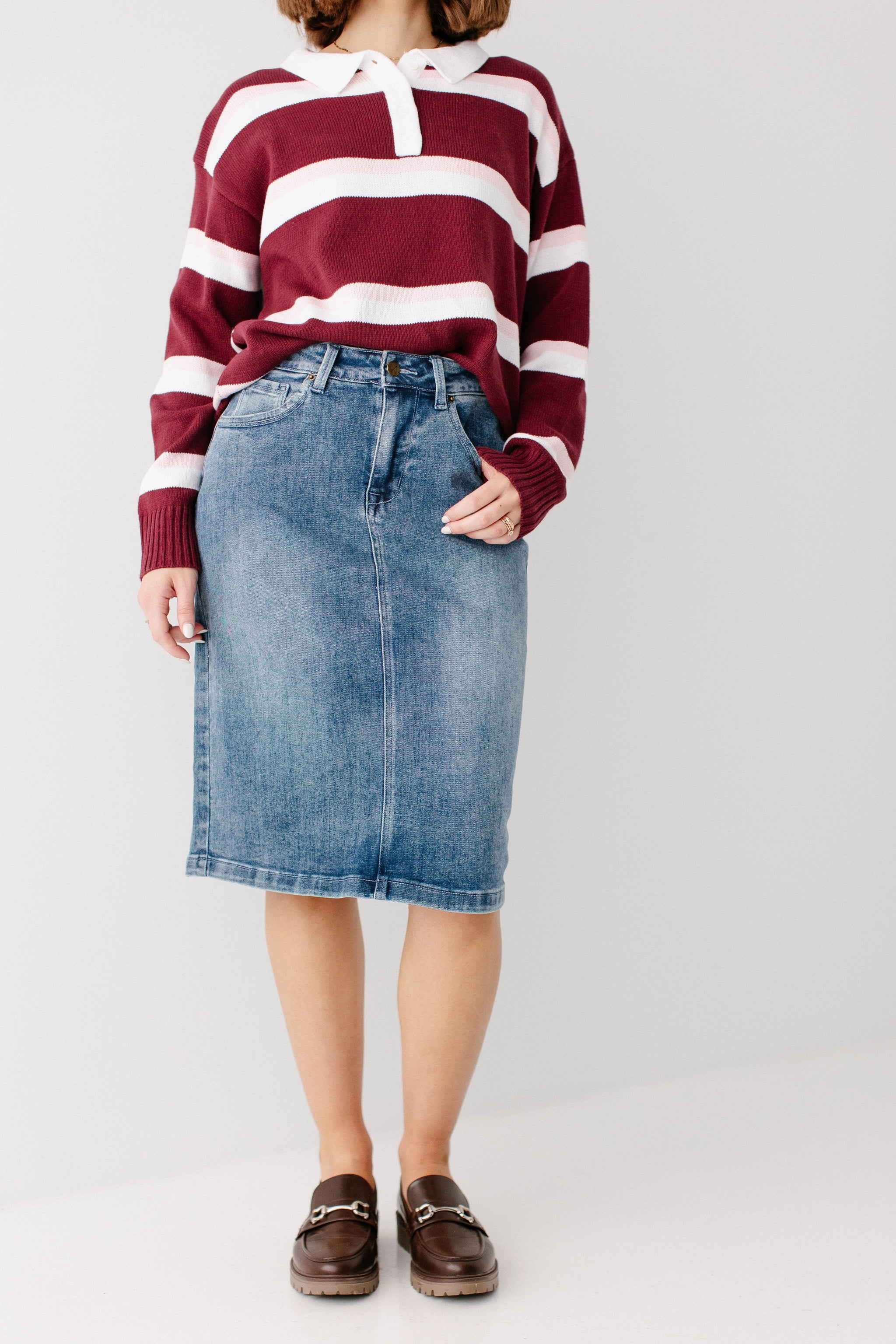 Robyn Classic Denim Skirt – The Main Street Exchange