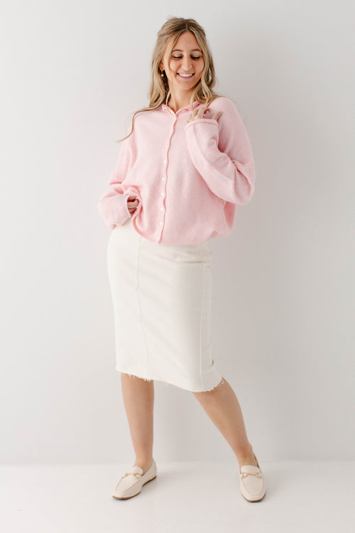 'Jacqueline' Button Down Cardigan