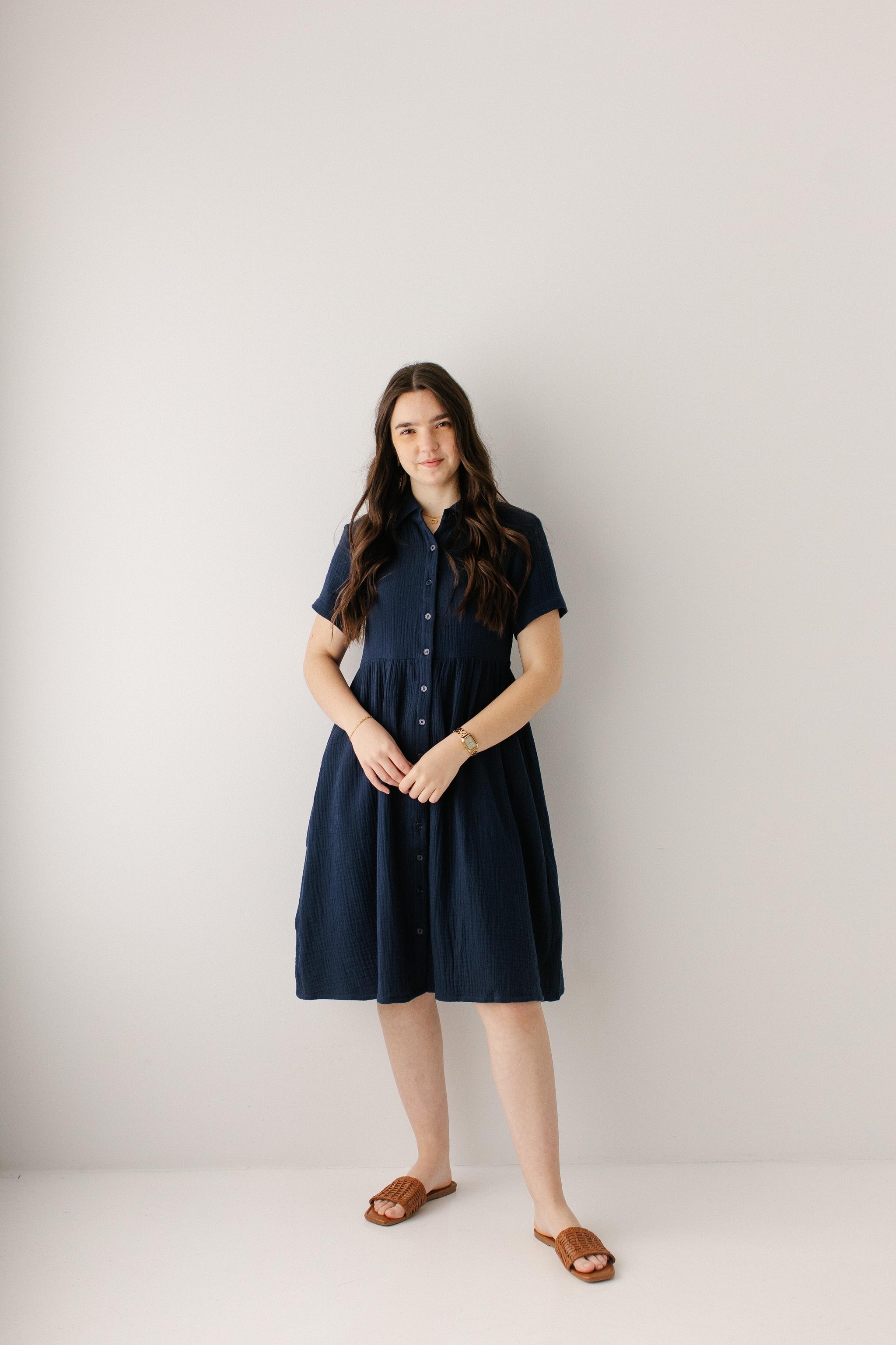 Lisa Cotton Gauze Shirtdress – The Main Street Exchange