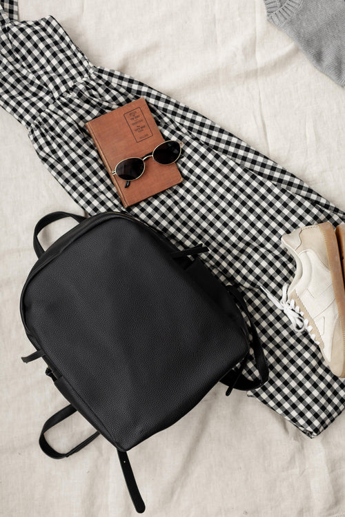 Vegan Leather Backpack