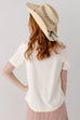 'Lynne' Luxe Cotton Blend Short Sleeve Tee