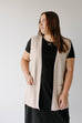 'Sloane' Knit Vest in Tan