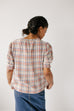 'Judith' Multi Color Gingham Smocked Sleeve Top
