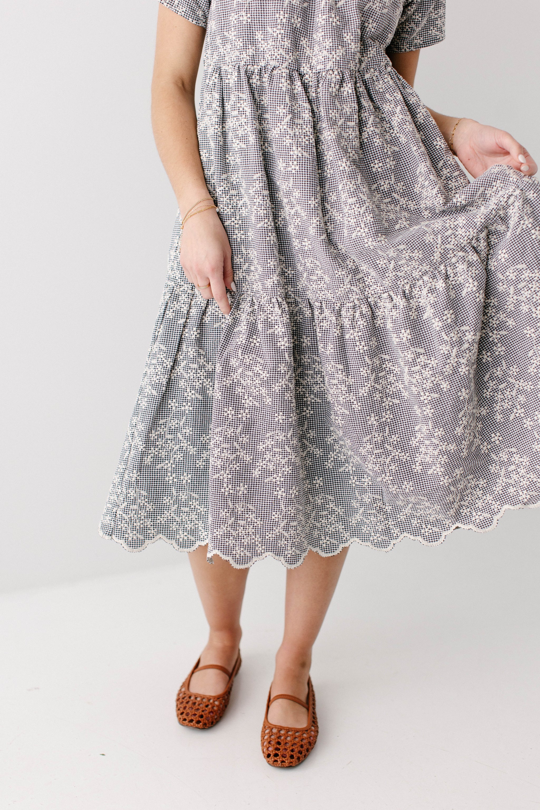 knee length dresses for ladies Melody Floral Midi Dress main image 1