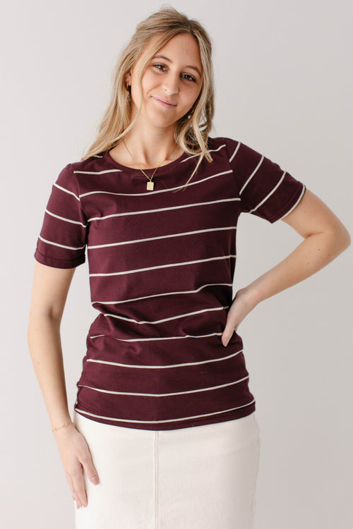 'Conor' Classic Striped Top