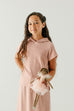 'Emmy' French Terry Knit Top in Soft Pink