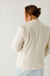 Plus 'Pamela' Linen Blend Lapel Blazer in Natural