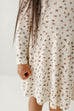 'Hadley' Girl Leaf Print Bamboo Blend Skater Dress