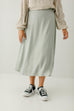 'Sedona' Satin Midi Slip Skirt