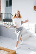 'Alexa' Athletic Skort in Heather Grey