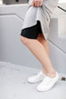 'Alexa' Athletic Skort in Heather Grey