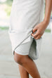 'Zoey' Girl Skort in Heather Grey