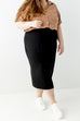 'Sasha' Knit Midi Skirt
