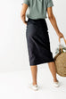 'Jodi' Denim Skirt in Vintage Black FINAL SALE