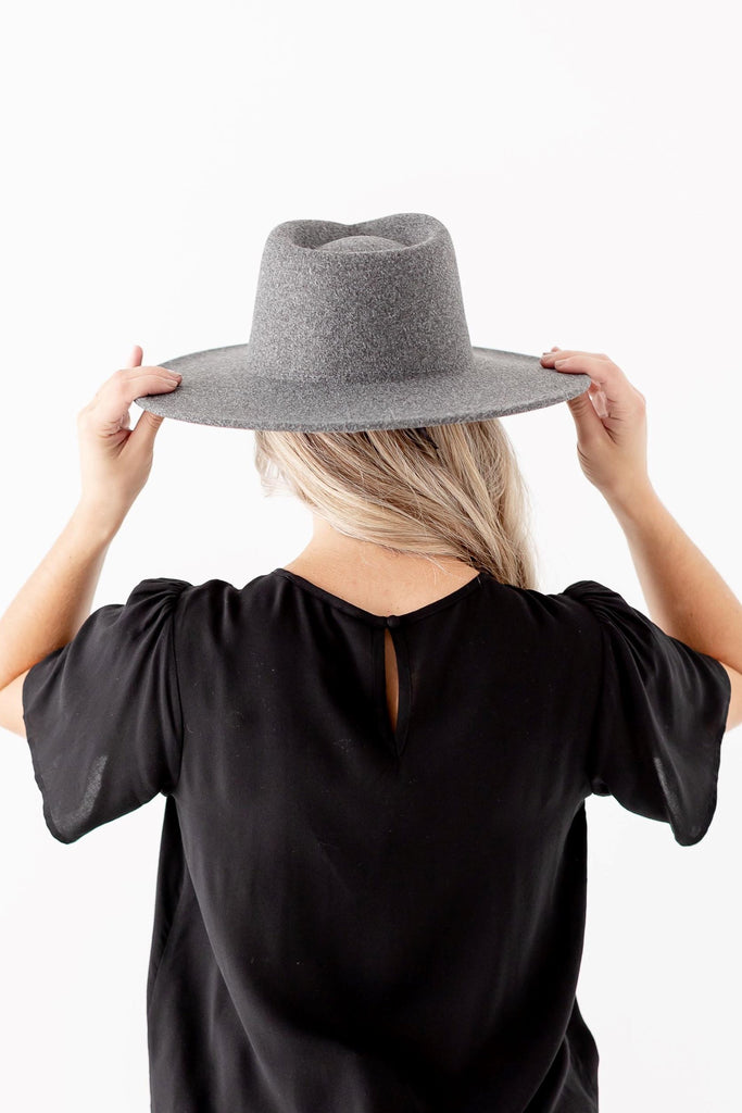 Fargo Felt Rancher Hat in Charcoal FINAL SALE - The Main Street Exchange