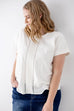 'Emma' Linen Blend Top