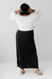 'Claire' Skirt in Black