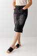 'Esme' Vintage Black Denim Skirt FINAL SALE