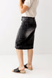 'Esme' Vintage Black Denim Skirt FINAL SALE