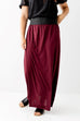'Claire' Skirt in Burgundy