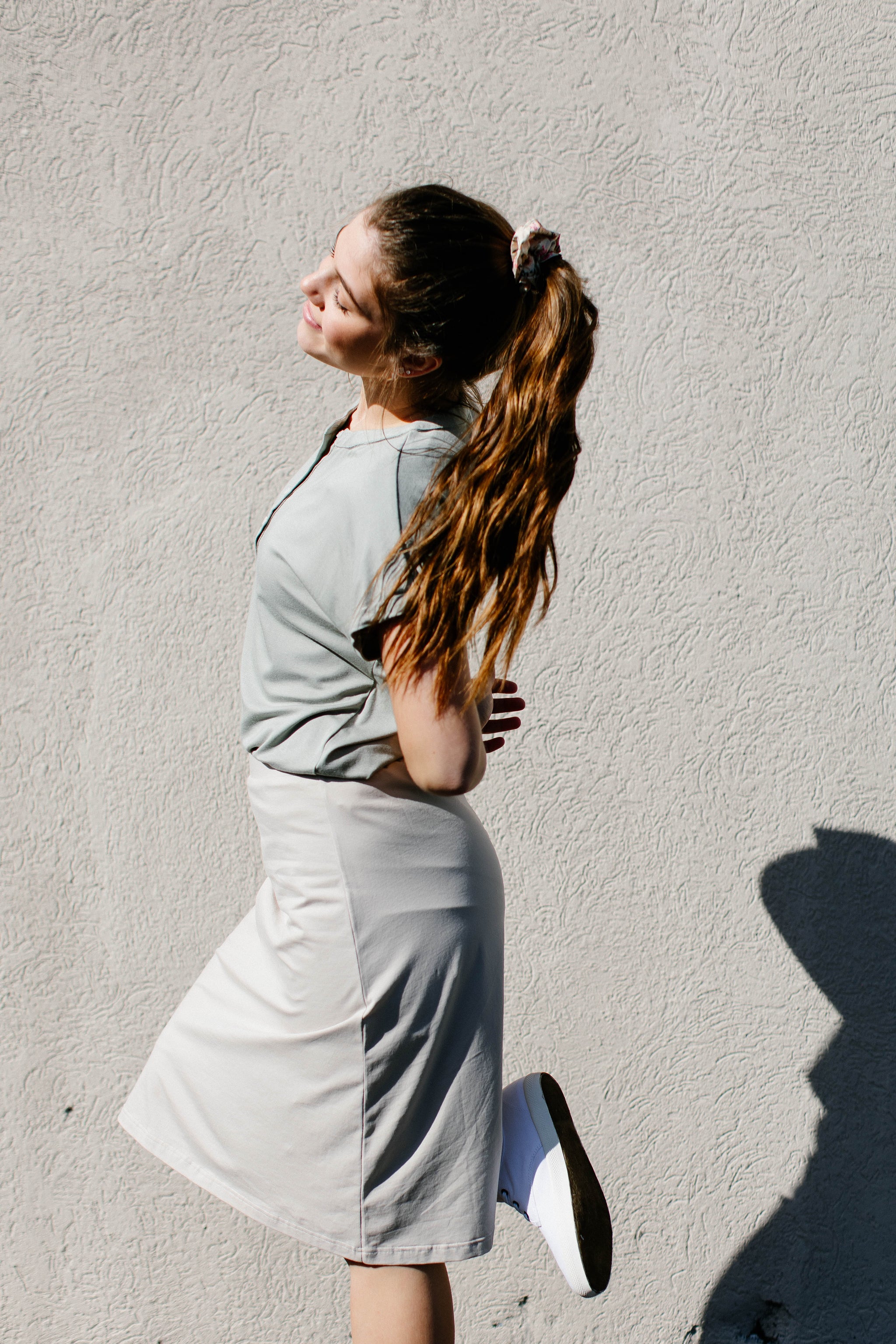 新品andmary Zoey stand neck jacket skirt M Zoey stand neck jacket