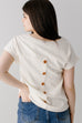 'Emma' Linen Blend Top