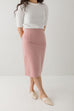 'Anna' Pencil Skirt in Dusty Pink FINAL SALE