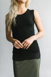 Modest Lace Trimmed Layering Tank Top