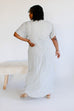 Plus 'Hyacinth' Surplice Floral Maxi Dress in Powder Blue FINAL SALE