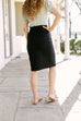 Plus 'Anna' Pencil Skirt in Black FINAL SALE